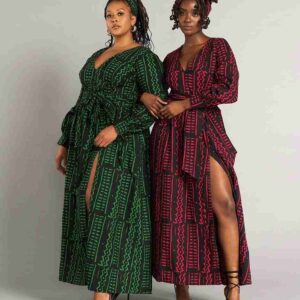 Bola Patterned African Women Oufit