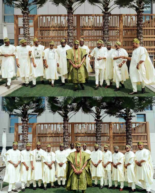 Tobi Green African Men Agbada - Image 7