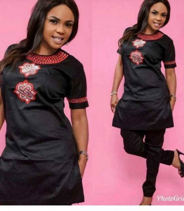 Black Tops African Women Clothing