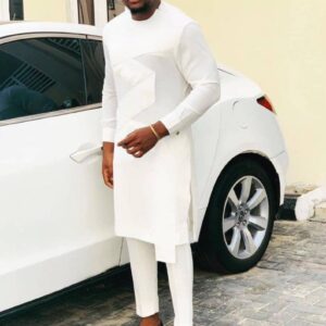 Olab African Men Clothing 2 Piece Outfit
