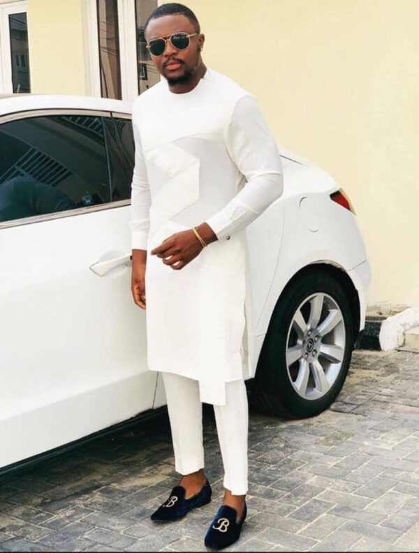 Olab African Men Clothing 2 Piece Outfit
