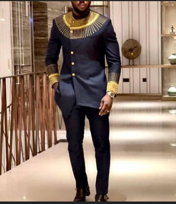 Embroidered Men's 2 Piece