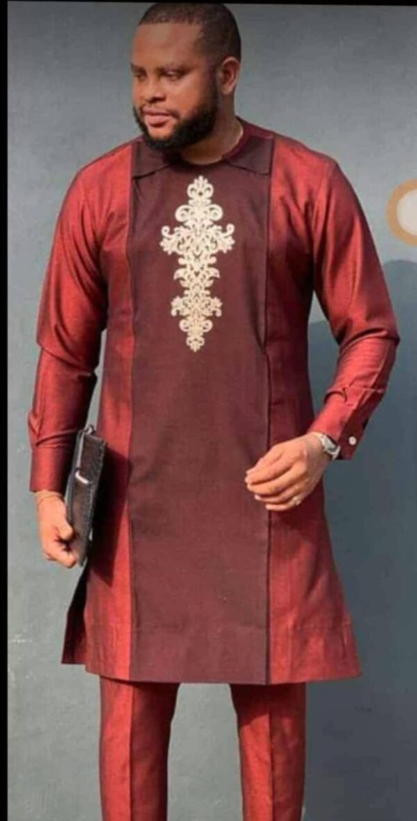 Dekunle African Men Shirt and Matching Pant Set