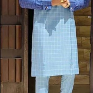 Check African Men Suit