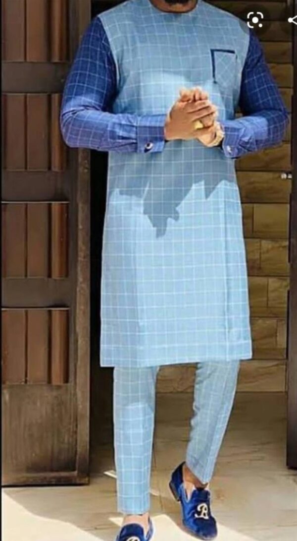 Check African Men Suit