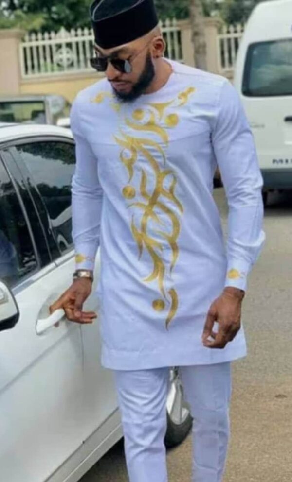 Diran African Men Shirt and Matching Pant Set