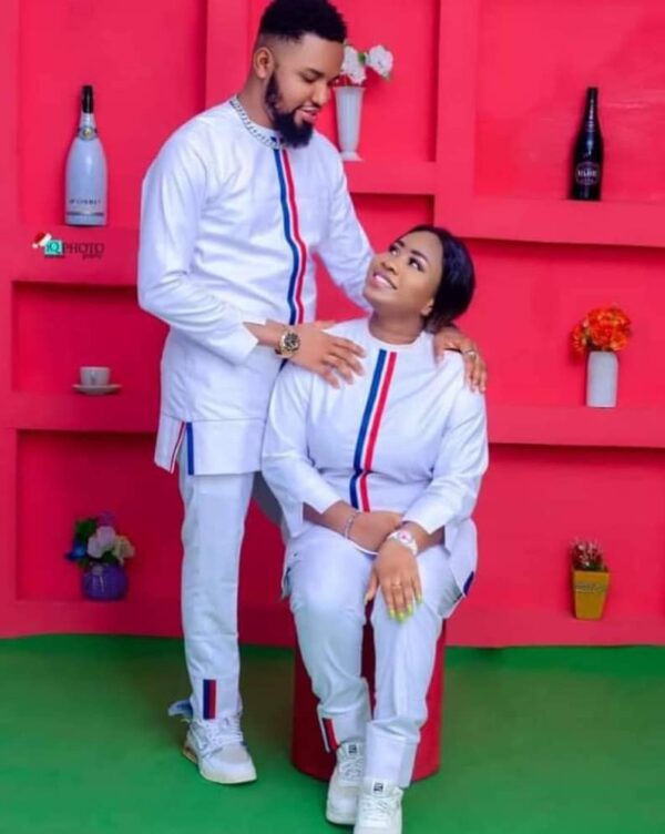 African Couples Matching Outfit