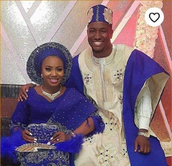 Blue Elegant Couples Clothing