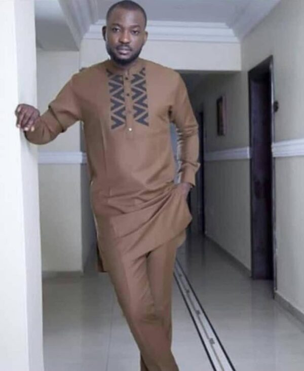 Timi African Men Shirt and Matching Pant Set