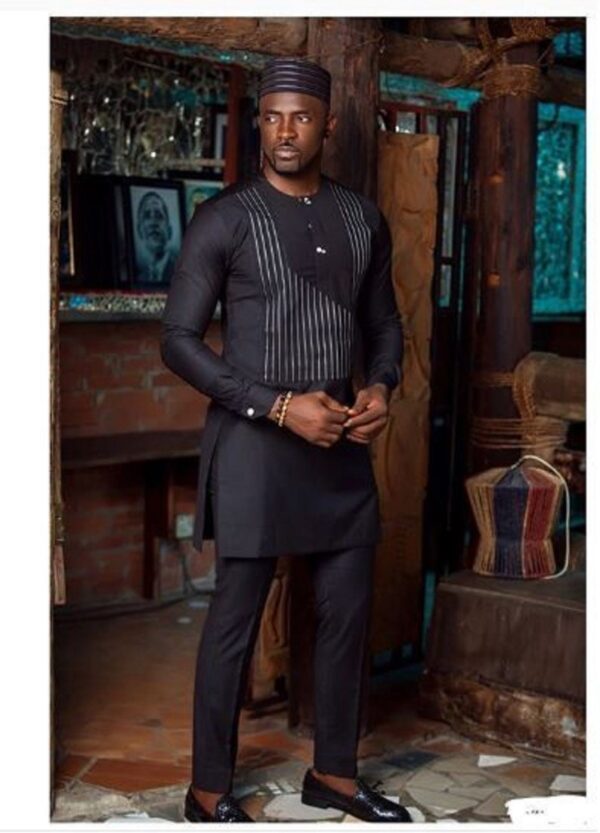 Basi African Men Clothing 2 Piece Outfit