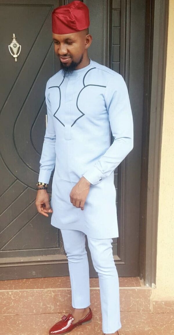 Delle African Men Clothing 2 Piece Outfit