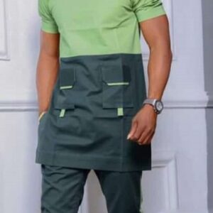 Dere African Men Clothing 2 Piece Outfit