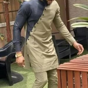 Tade African Men Clothing 2 Piece Outfit