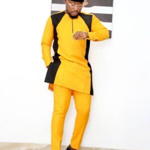 Gibs2 African Men Shirt and Matching Pant Set