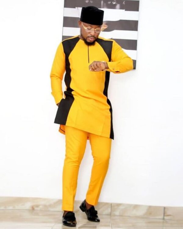 Gibs2 African Men Shirt and Matching Pant Set