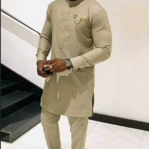 Lasisi African Men Shirt and Matching Pant Set