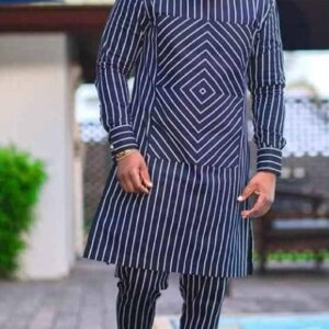 Striped African Men Clothing