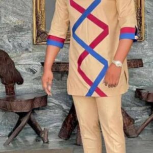 Gibs African Men Shirt and Matching Pant Set