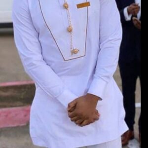 White Kaftan/African Men Clothing