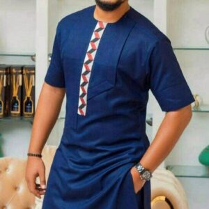 Purple African Men Clothing
