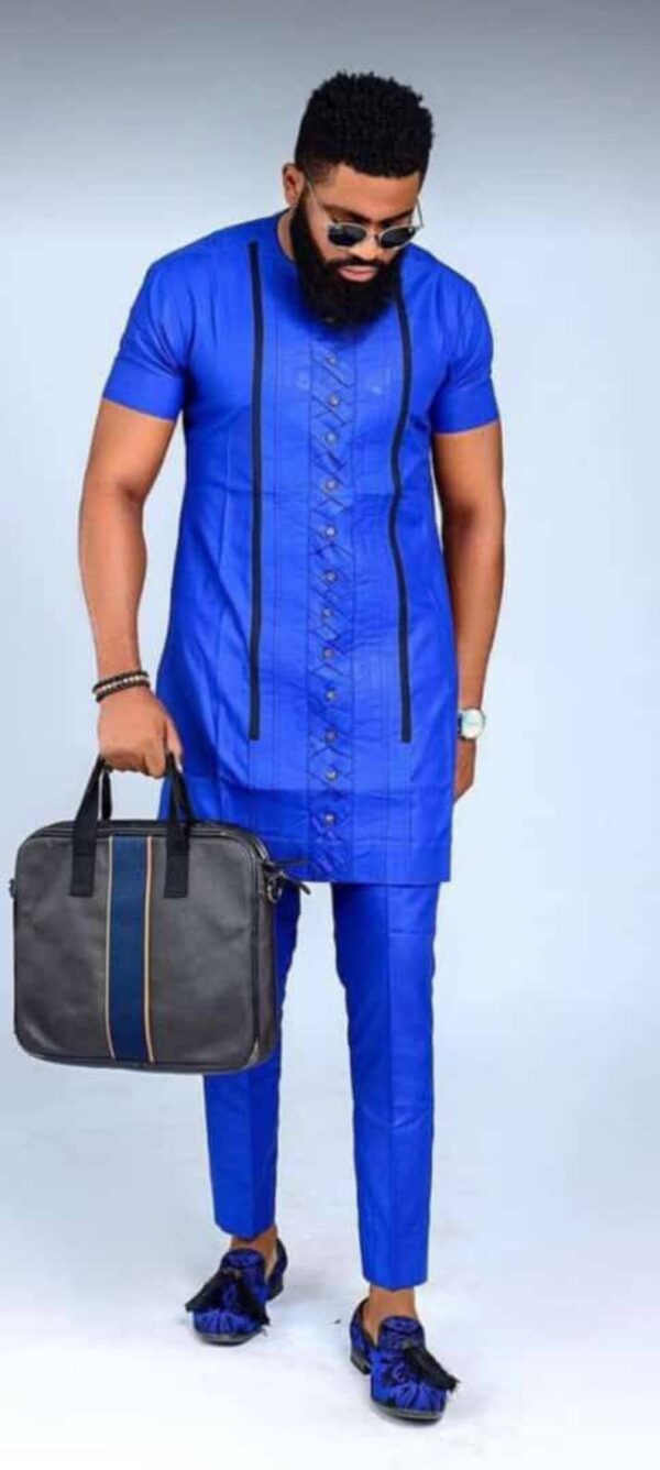 Jibolu African Men Shirt and Matching Pant Set