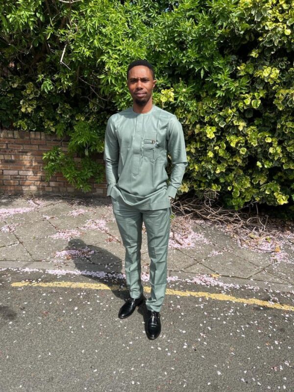 Kolade African Men Shirt and Matching Pant Set - Image 5