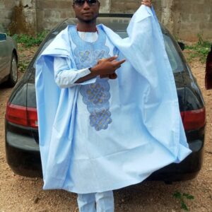 Ola African men's agbada