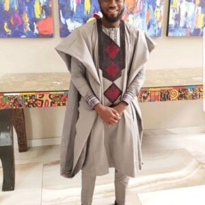 Vince African men's agbada