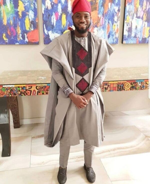 Vince African men's agbada