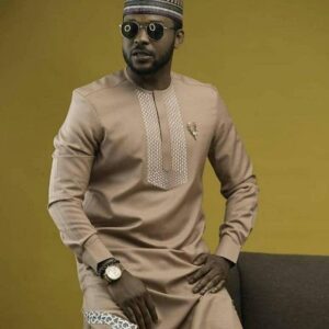 Olaben African men clothing 2 piece outfit