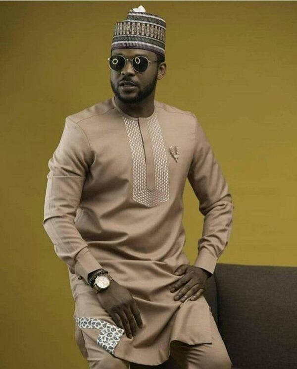 Olaben African men clothing 2 piece outfit
