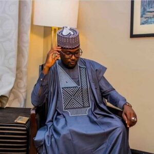 Tosin Harsh blue agbada
