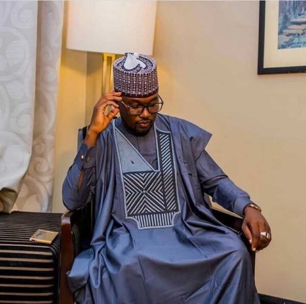Tosin Harsh blue agbada