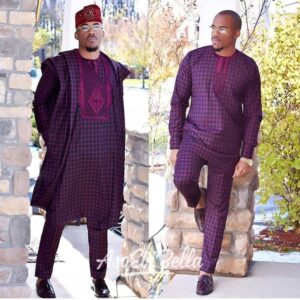 T culture african check agbada design