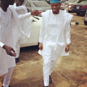 White African men agbada