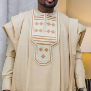 Ak African agbada, 3 Piece