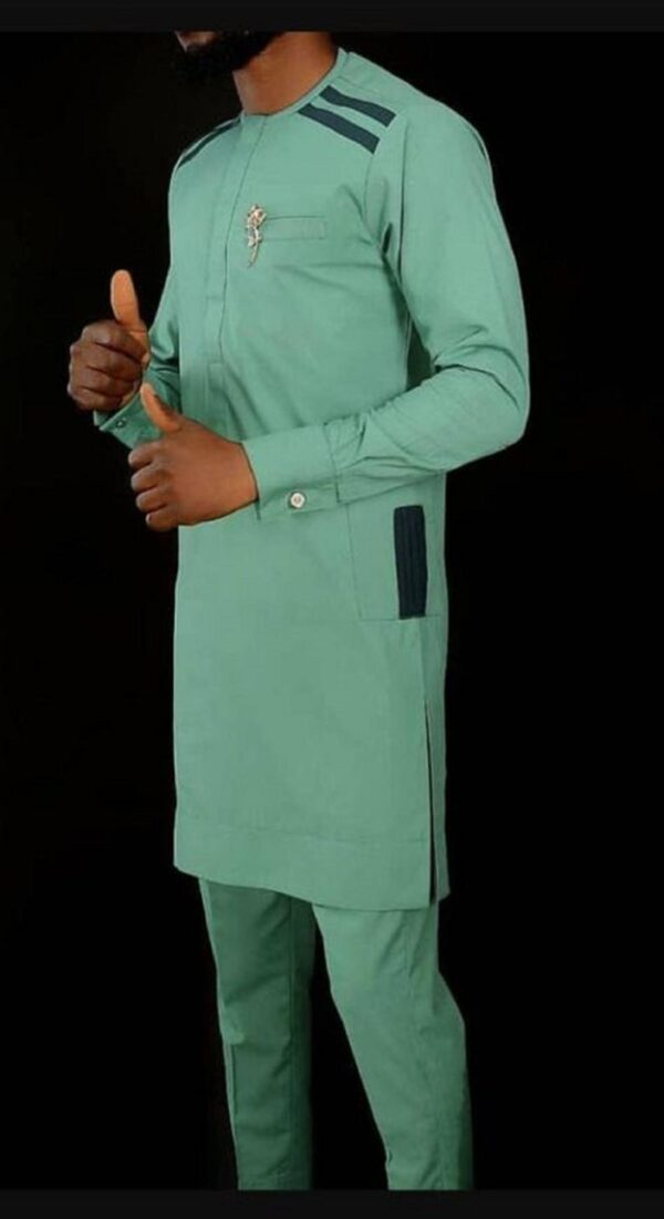 Laide African Men Shirt and Matching Pant Set
