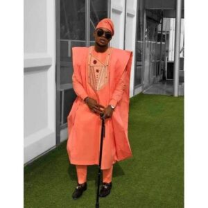 Oju African men's agbada