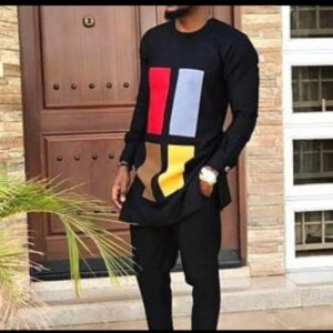 Toba African Men Clothing 2 Piece Outfit