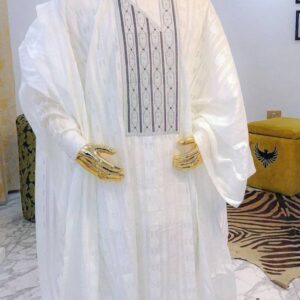 White voil Men agbada