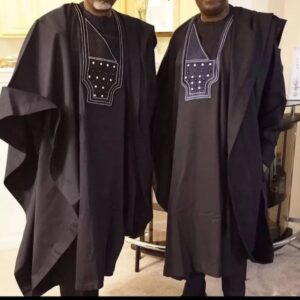 Tunde African agbada, 3 Piece set