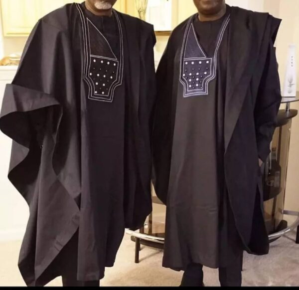Tunde African agbada, 3 Piece set