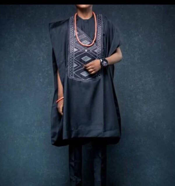 Latest African agbada, 3 Piece set