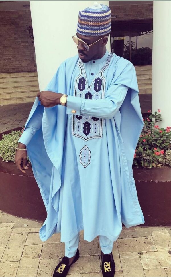 Latest African men agbada, 3 Piece set