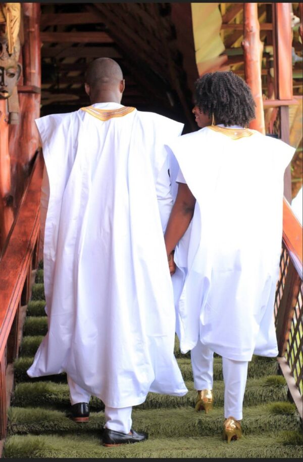 Adewolu Latest African Couple's Agbada Wear - Image 3