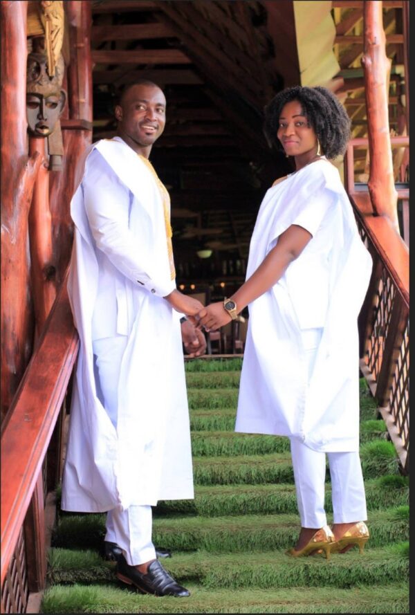 Adewolu Latest African Couple's Agbada Wear - Image 2