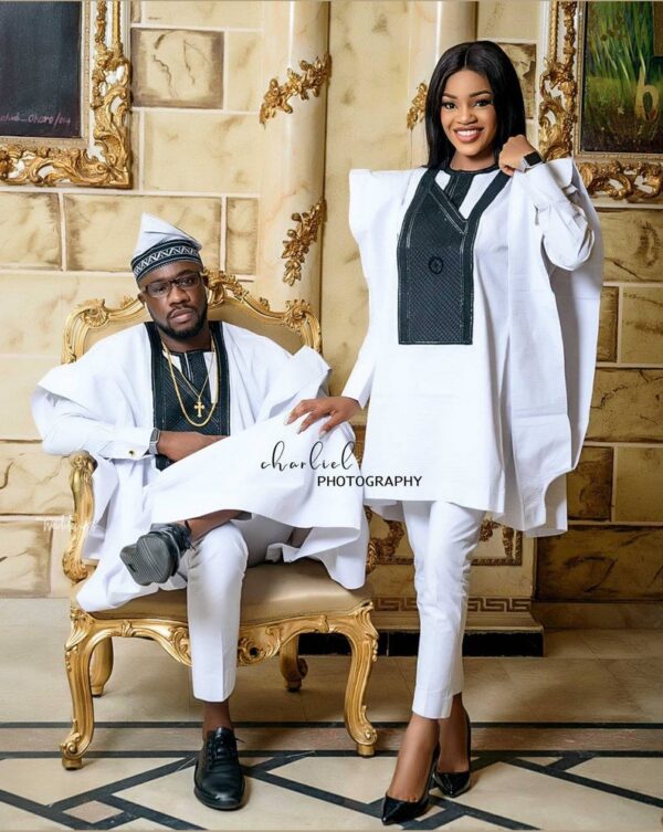 Babs African Couple's Matching Set