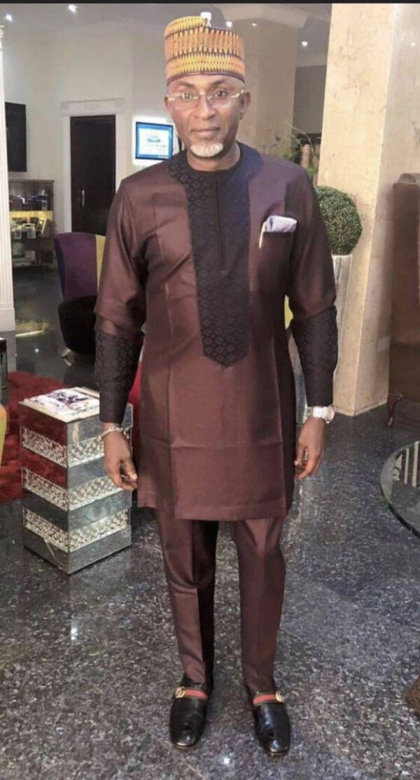 Ibe African men shirt and matching pant set
