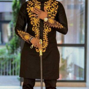 Laide African men shirt and matching pant set