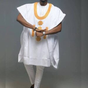 Simi latest African agbada, 3 Pcs set